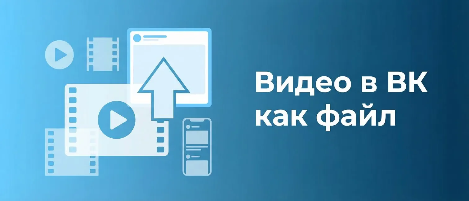 Загрузка видео в ВК как файла
